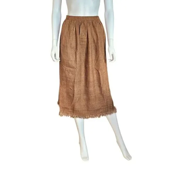 vintage post-apocalyptic grunge midi skirt